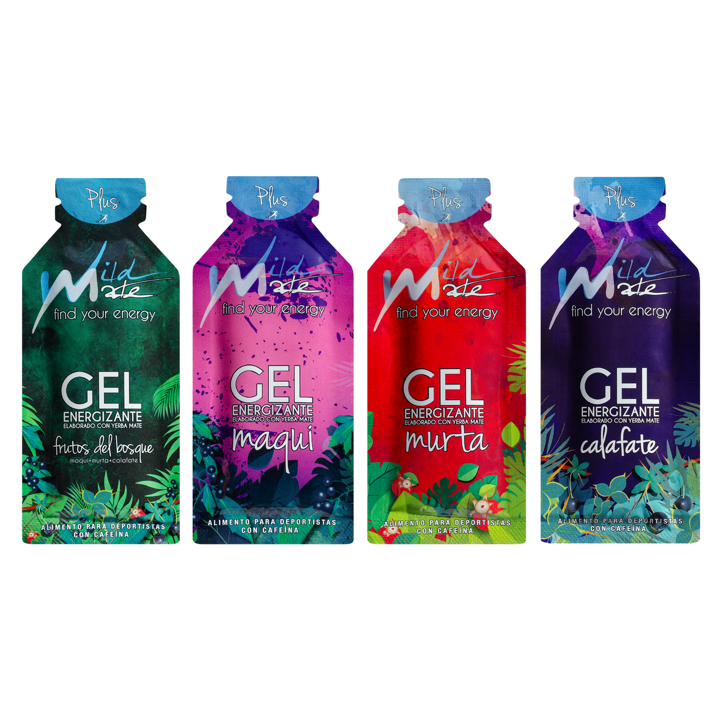 Wildmate Plus Energy Gel – Yerba Mate Caffeine & Fast Carbs for Athletes