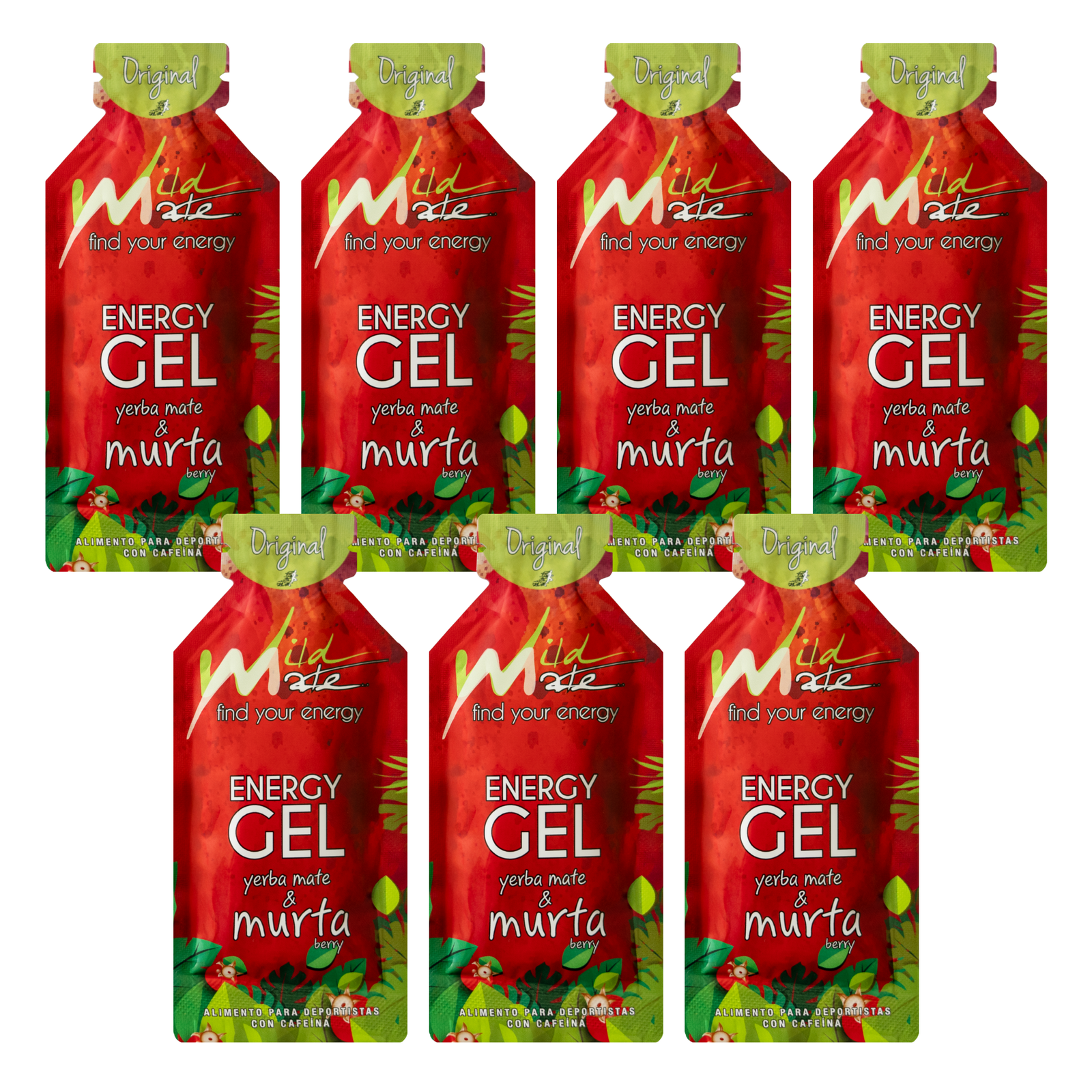 Wildmate Murta Energy Gel Original – 7 Pack | One Gel Per Training Day