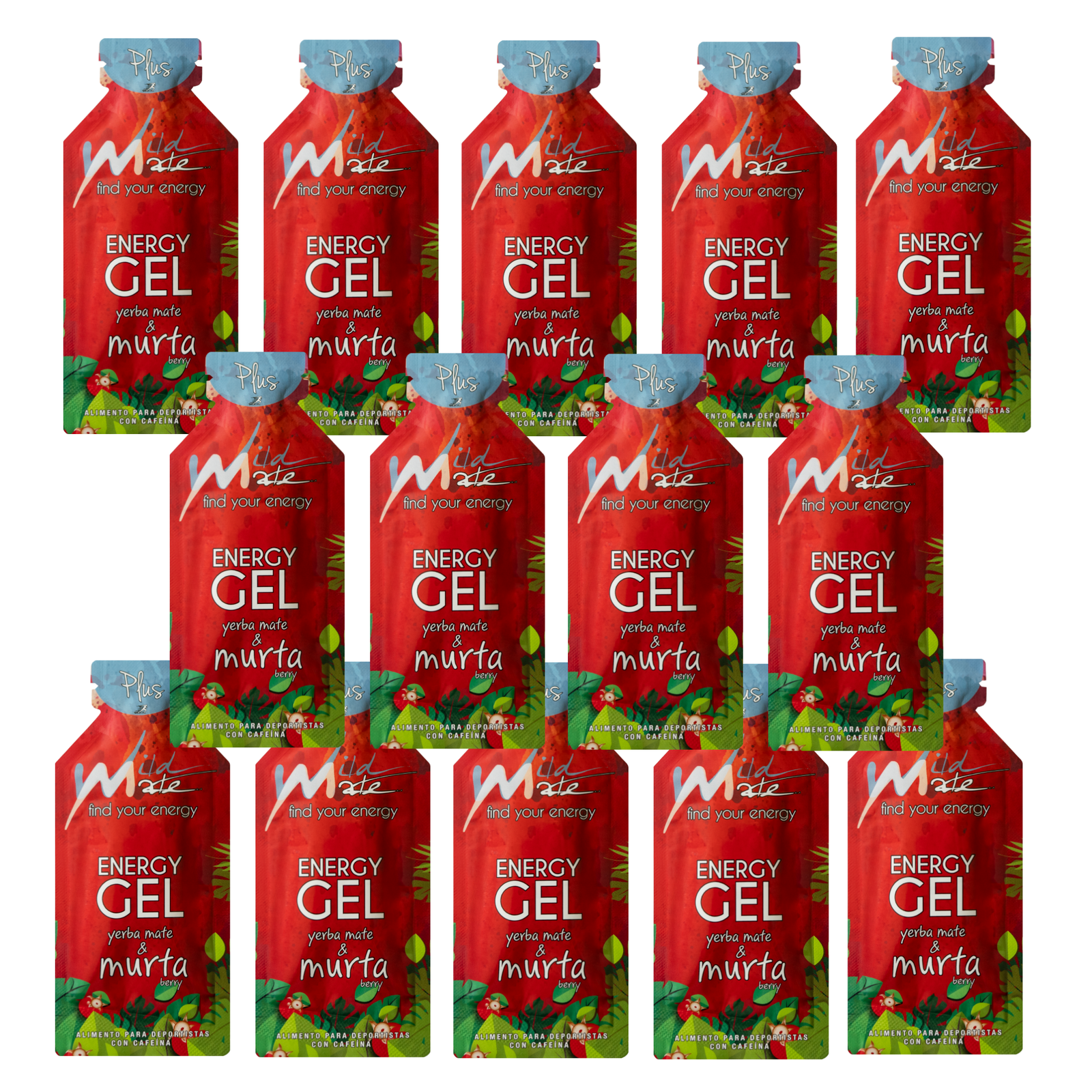 Wildmate Murta Energy Gel Plus – 14 Pack | Caffeine for Every Training Day