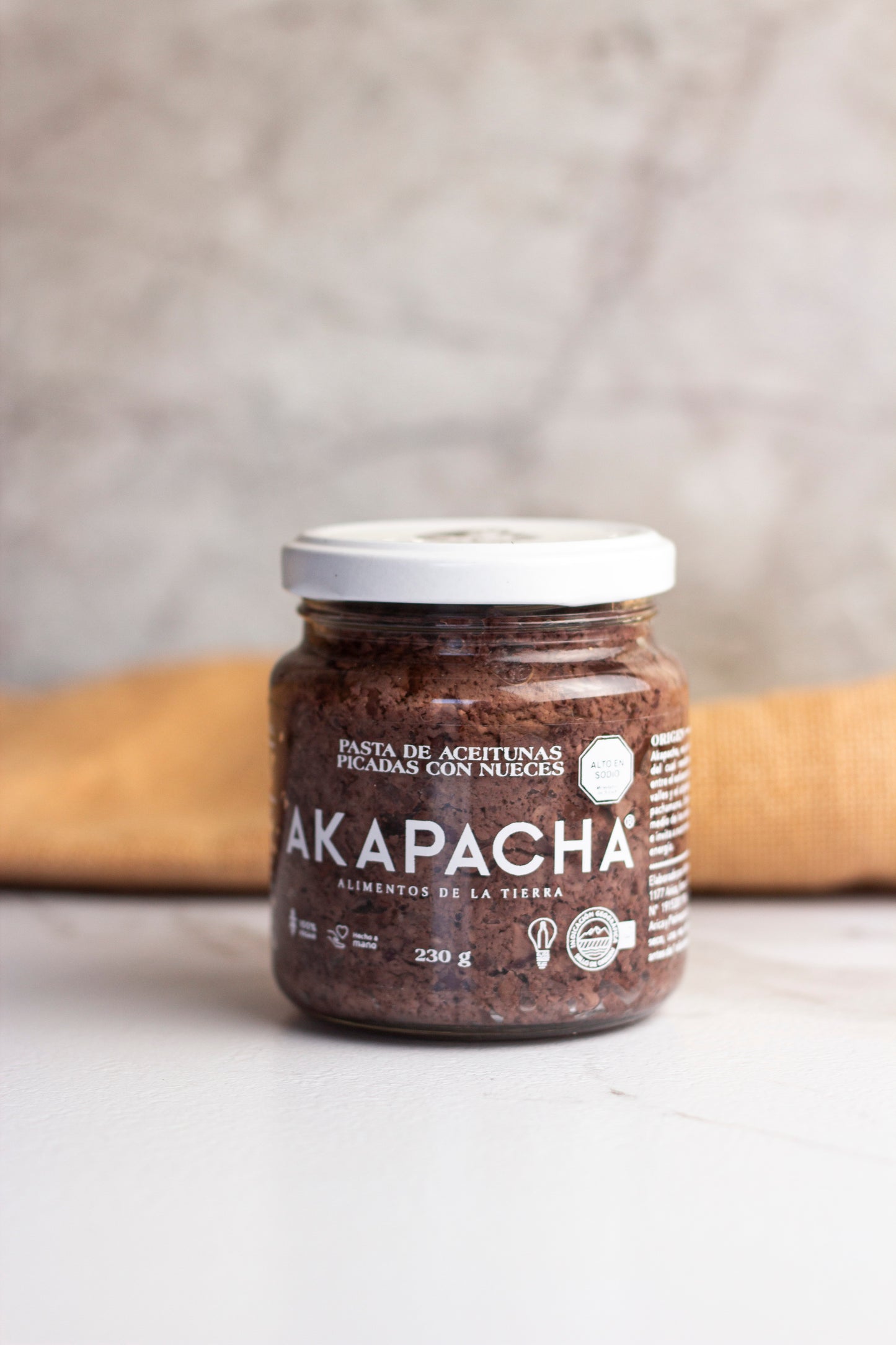 Azapa Valley Olive & Walnut Tapenade – vegan Chilean spread made with black olives and native walnuts.