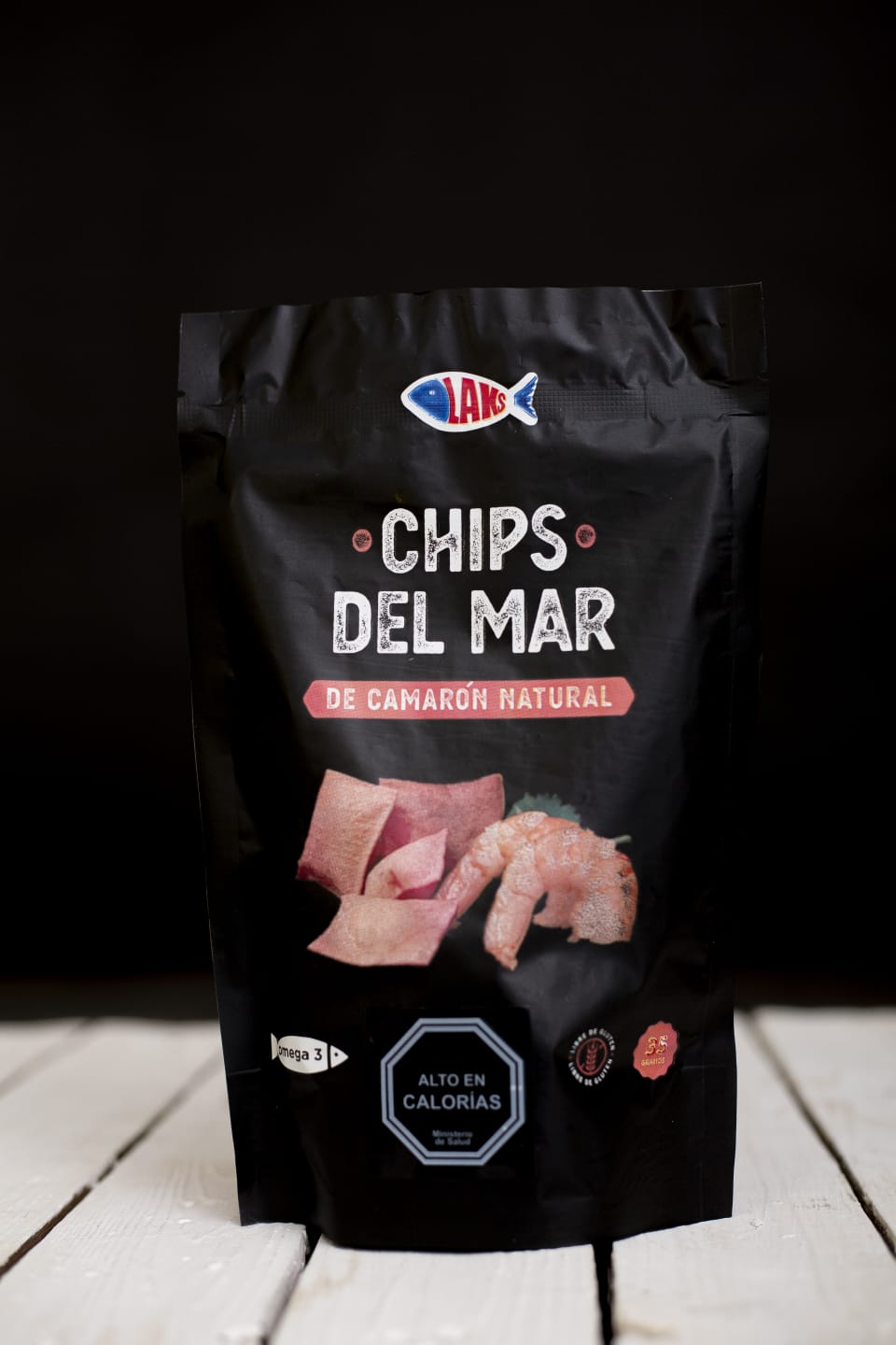 Laks Shrimp Chips – high-protein, gluten-free snack made with real shrimp and clean-label ingredients