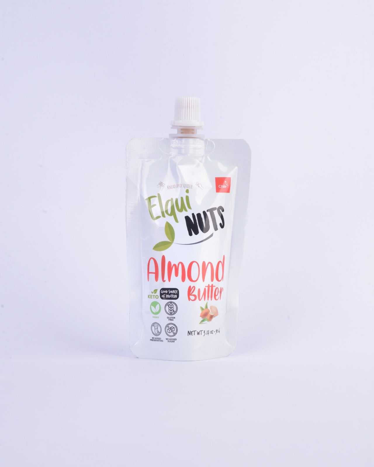 Elqui Nuts Almond Butter 2-pack – 100% Roasted Almonds Pouch