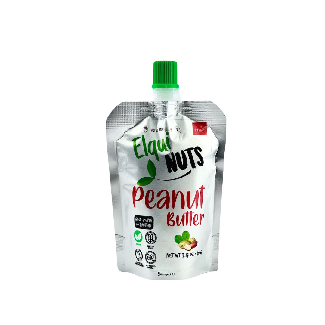 Elqui Nuts Variety 4-Pack – 2 Almond + 2 Peanut Butter Pouches