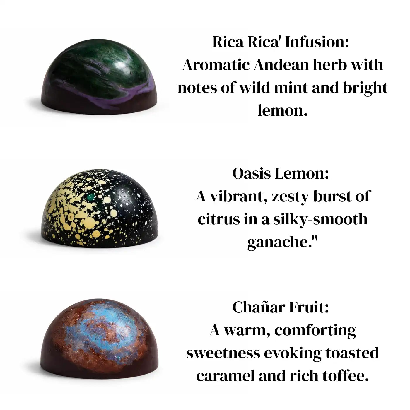 Handcrafted Atacama Desert Bonbons - Artisanal 9-Piece Collection