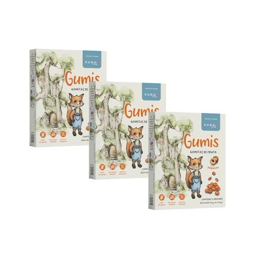 Kuna Foods Real Fruit Gumis – 3-Count | Peach