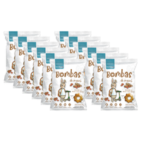Kuna Foods Baked Corn Bombas – 12-Count | Peanut Butter