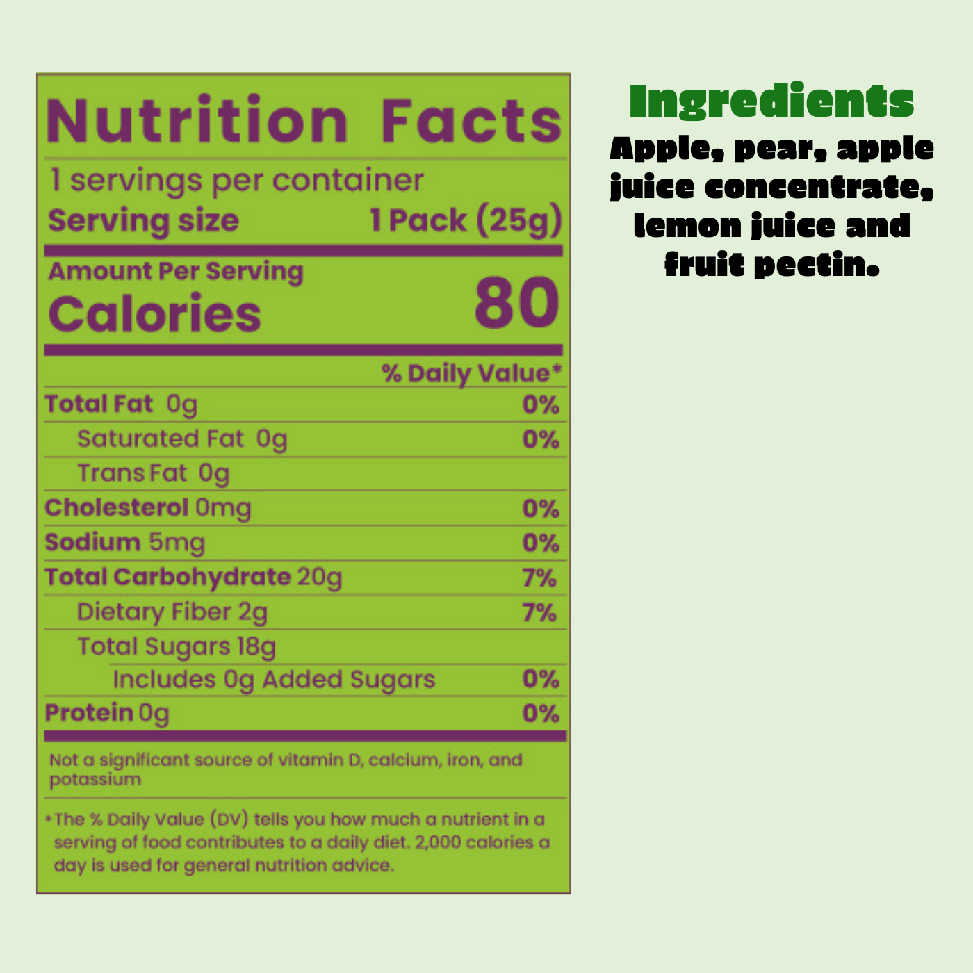 Bigu Snacks Apple Fruit Rolls Week Pack – 7 Count | One a Day, Monday to Sunday