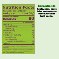 Bigu Snacks Apple Fruit Rolls Two-Week Pack – 14 Count | Lunchbox Stock-Up