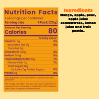 Bigu Snacks Mango Fruit Rolls Week Pack – 7 Count | One a Day, Monday to Sunday