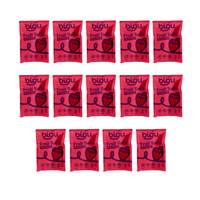 Bigu Snacks Strawberry Fruit Rolls Two-Week Pack – 14 Count | Lunchbox Stock-Up