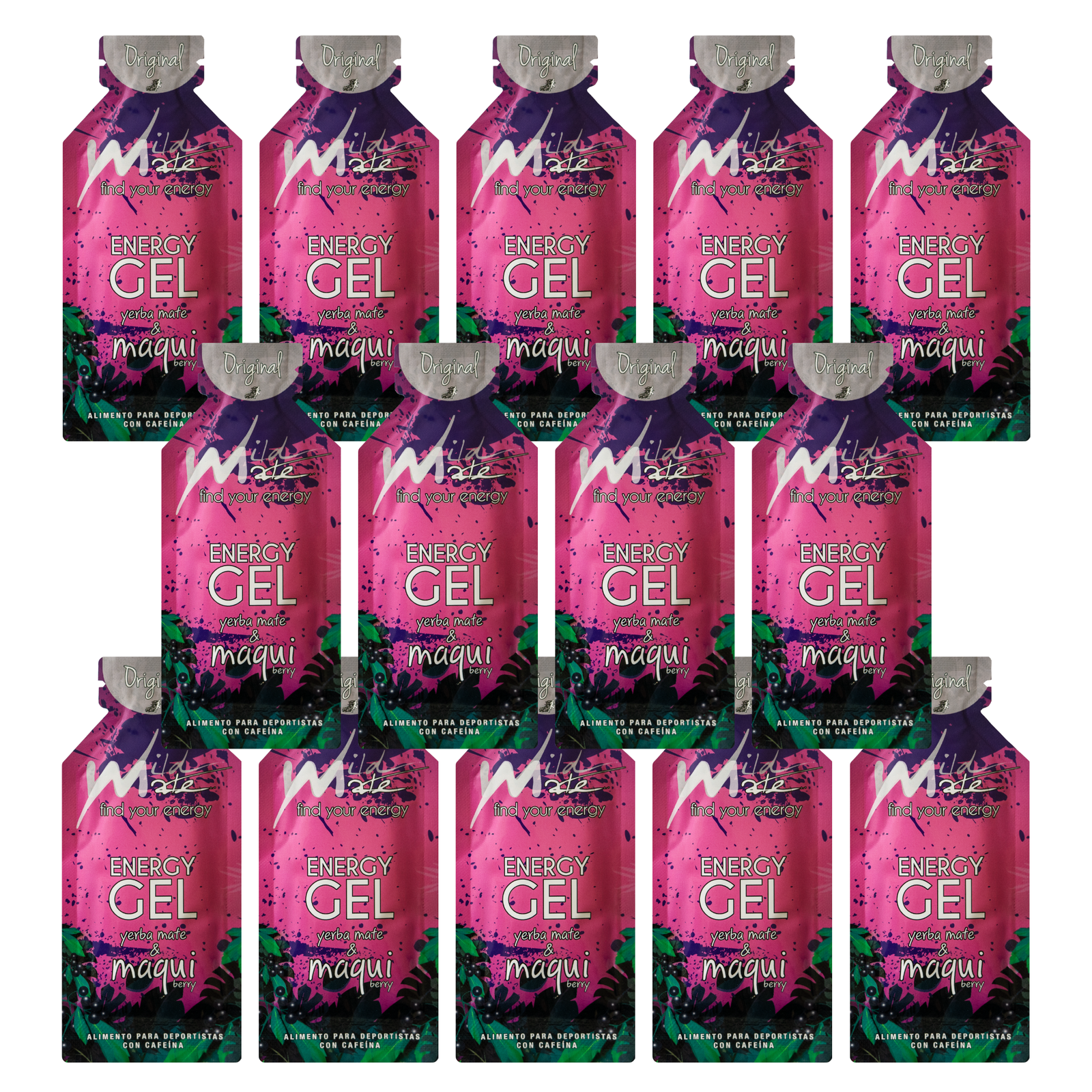 Wildmate Maqui Energy Gel Original – 14 Pack | Two-Week Training Fuel