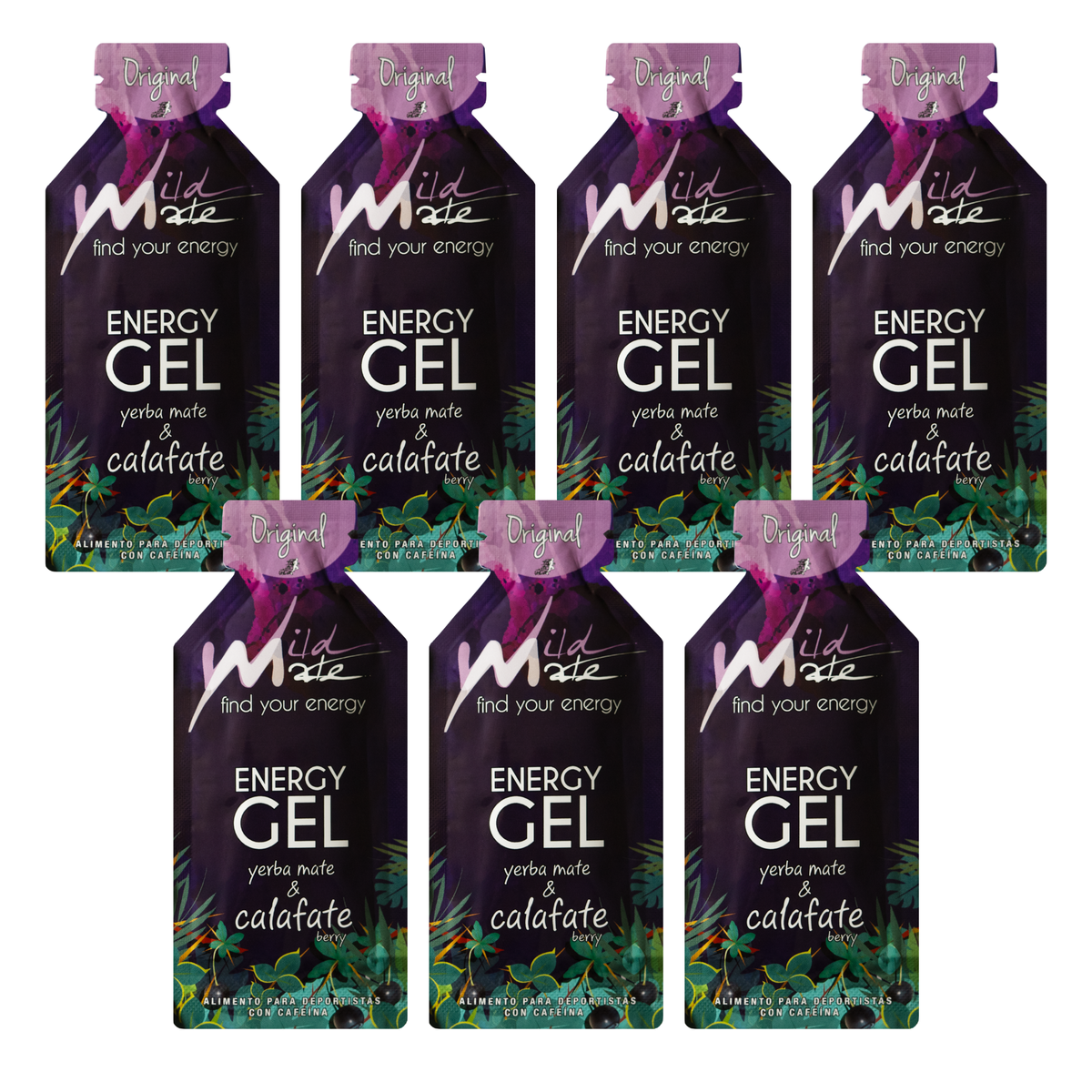Wildmate Calafate Energy Gel Original – 7 Pack | One Gel Per Training Day