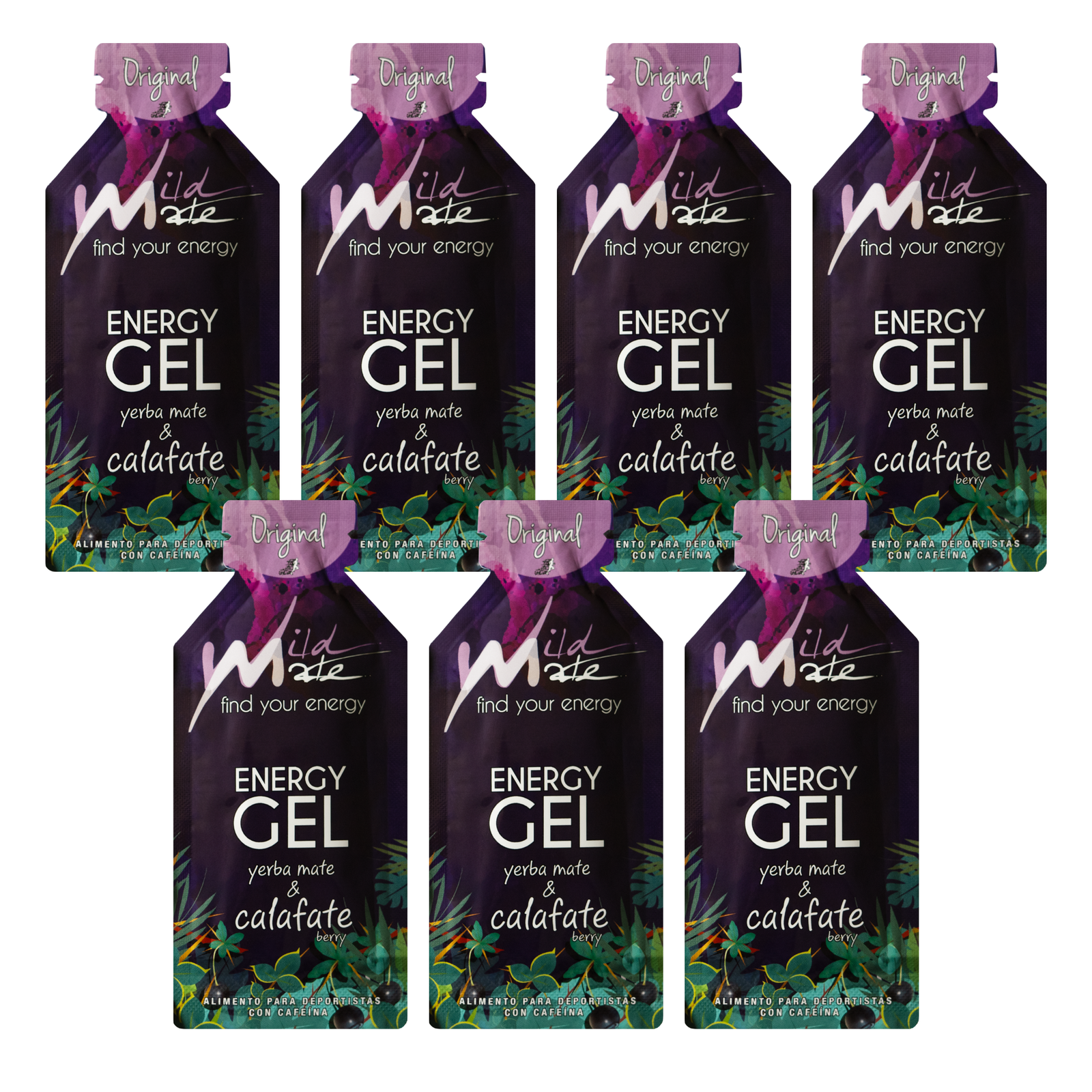 Wildmate Calafate Energy Gel Original – 7 Pack | One Gel Per Training Day