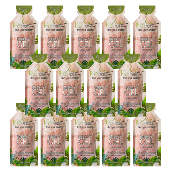 Wildmate White Strawberry Energy Gel Original – 14 Pack | Two-Week Training Fuel