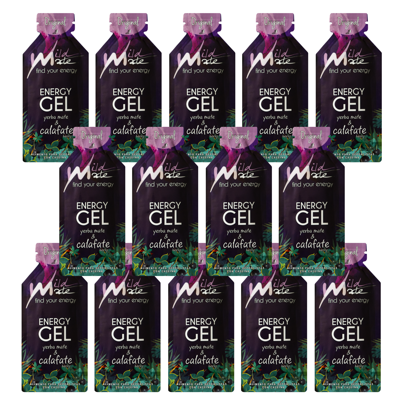 Wildmate Calafate Energy Gel Original – 14 Pack | Two-Week Training Fuel