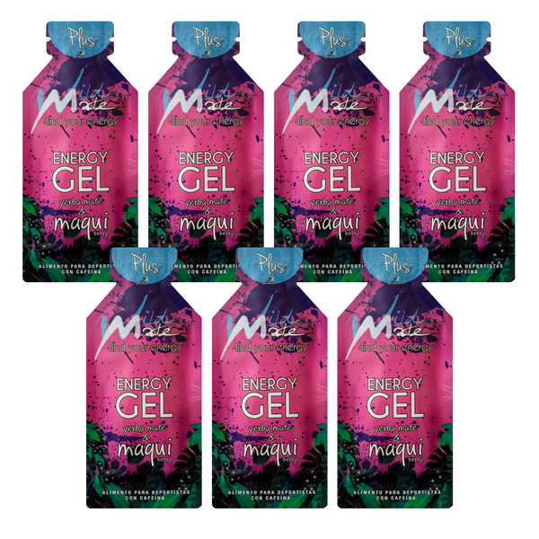 Wildmate Maqui Energy Gel Plus – 7 Pack | Yerba Mate Caffeine Boost