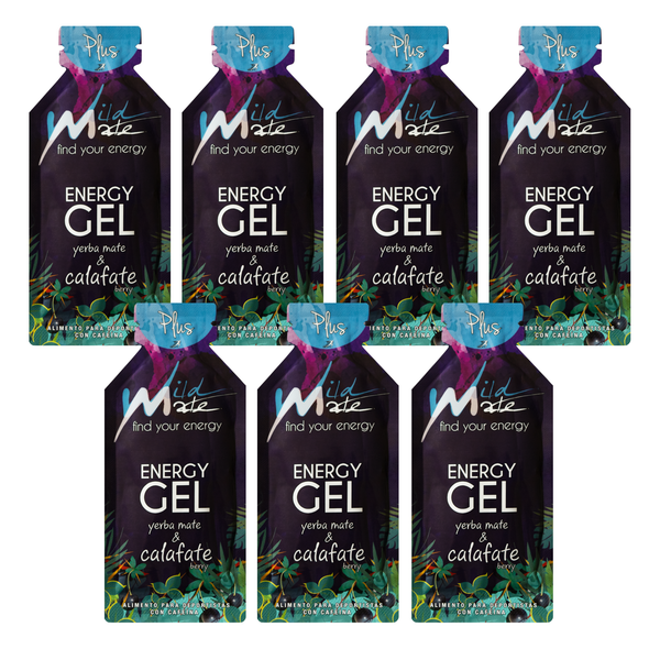 Wildmate Calafate Energy Gel Plus – 7 Pack | Yerba Mate Caffeine Boost