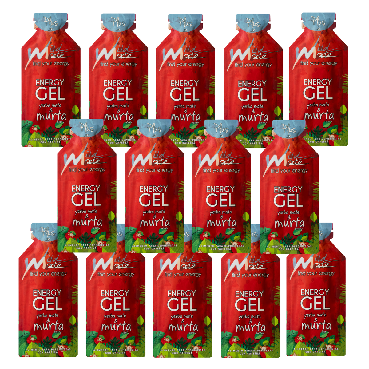 Wildmate Murta Energy Gel Plus – 14 Pack | Caffeine for Every Training Day