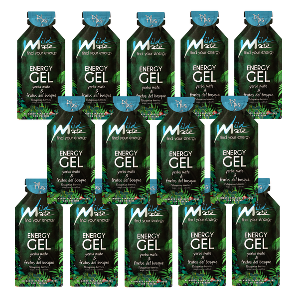 Wildmate Patagonian Berries Energy Gel Plus – 14 Pack | Caffeine for Every Training Day