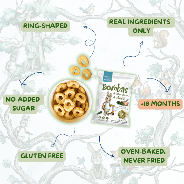 Kuna Foods Baked Corn Bombas – 12-Count | Cream Cheese & Chive
