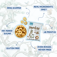 Kuna Foods Baked Corn Bombas – 12-Count | Peanut Butter