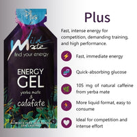 Wildmate Calafate Energy Gel Plus – 7 Pack | Yerba Mate Caffeine Boost