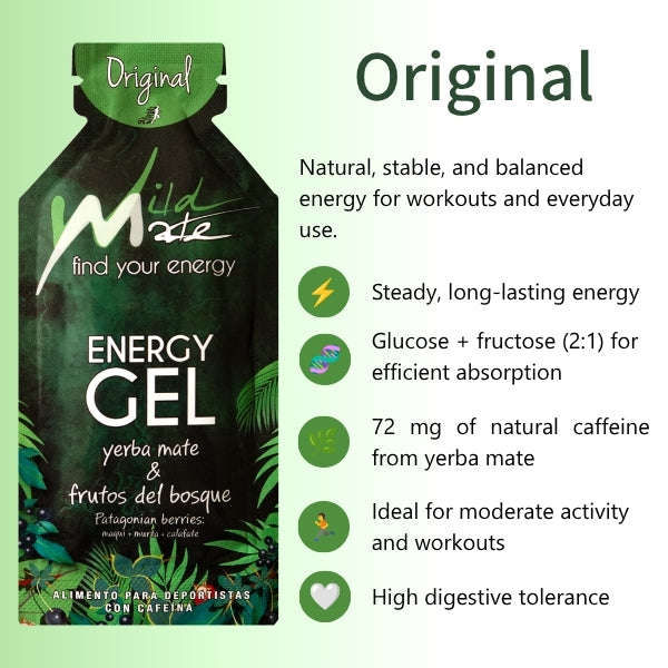 Wildmate Patagonian Berries Energy Gel Original – 14 Pack | Two-Week Training Fuel