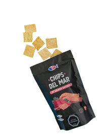 Laks Salmon Chips – crunchy, high-protein snack made with real Chilean salmon, gluten-free and clean-label