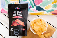Laks Salmon Chips served in a bowl – savory and protein-rich snack with natural omega-3s