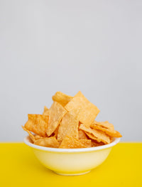Laks Salmon Chips served in a bowl – savory and protein-rich snack with natural omega-3s