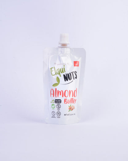 Elqui Nuts Almond Butter 2-pack – 100% Roasted Almonds Pouch