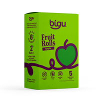 Apple Fruit Rolls 5-Pack - Natural Vegan Snack for Kids & Adults