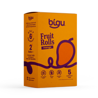 Mango Fruit Rolls 5-Pack - Natural Vegan Snack for Kids & Adults